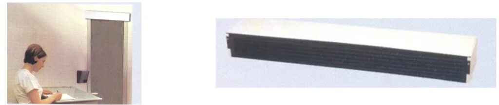 Barreira UV instalada em passagem